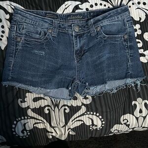 Islandia Women's Dark Blue Denim Jean Shorts